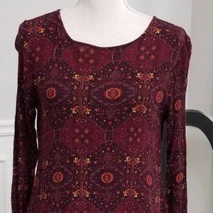 Altar'd State Fall Colors Open Back Top Size Medium
